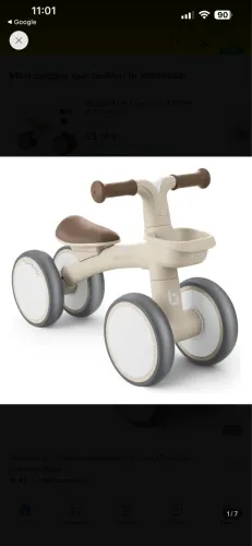 Bicicleta de equilíbrio - pouco usada