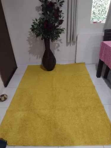 Tapete 1,50 por 200 metros limpo e higienizado amarelo ?