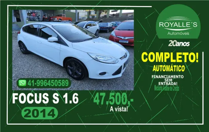 Ford Focus 1.6 S/1.6 SE Flex 16V 5P AUT 2014