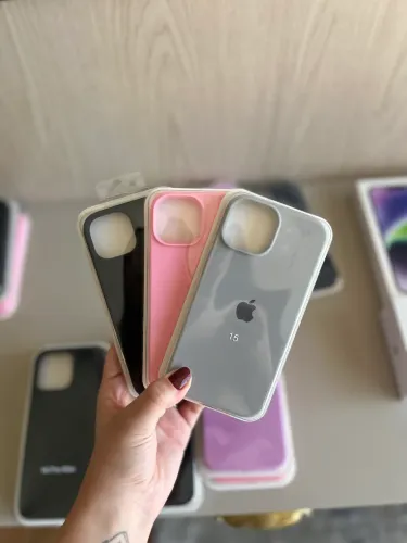 Capinha Silicone Aveludada iPhones