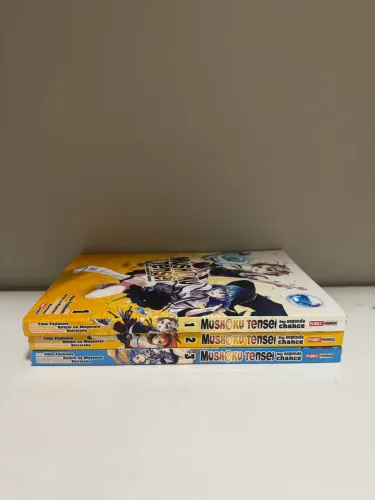 MANGÁ Mushoku Tensei 1-3 Semi-Novo Perfeito estado