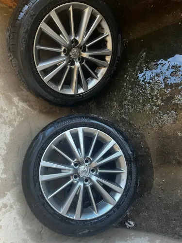 Par de rodas Corolla aro 16 + pneus 205/55R16