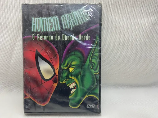 DVD Homem-Aranha: O Retorno do Duende Verde, animação clássica da Marvel novo e lacrado