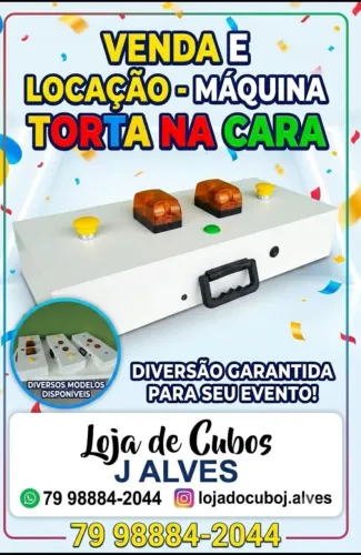 Aluga-se maquina torta na cara