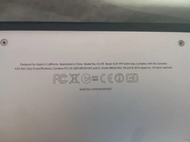 MacBook pro 2011 i5