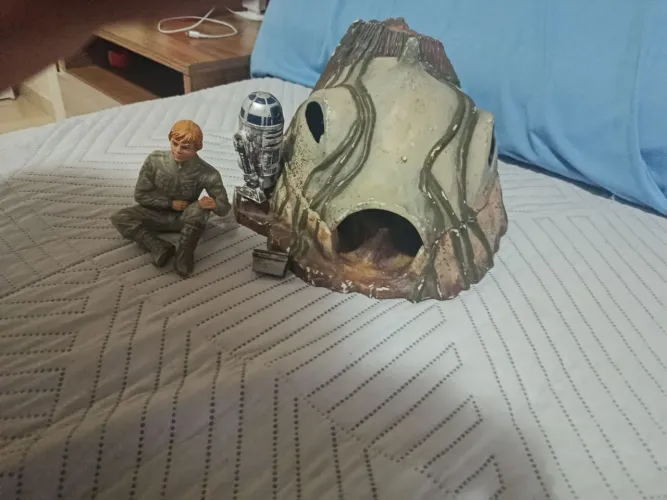 cenario da casa do Yoda vintage