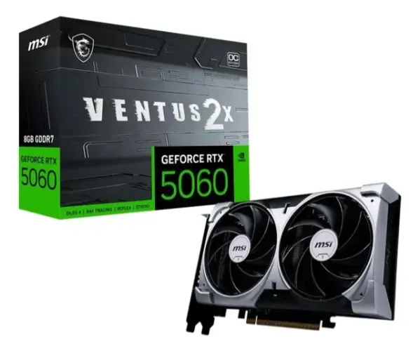 RTX 5060 MSI Ventus 2X OC - JA FIZ A TROCA/VENDA PESSOALMENTE