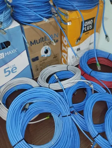 Cabo de Rede CAT5e / CAT6 5m, 10m, 15m e Mais - Entrega Grátis