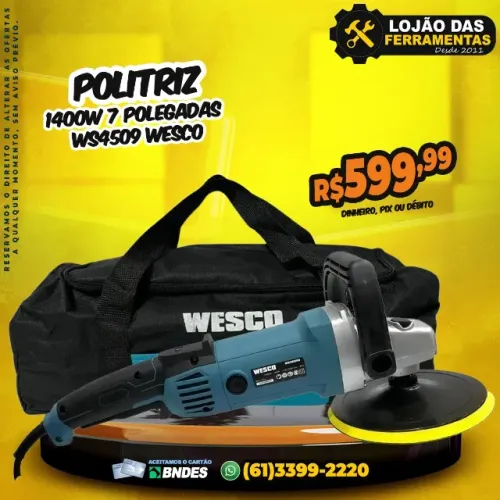 Politriz 1400w 7 Polegadas Ws4509 Wesco