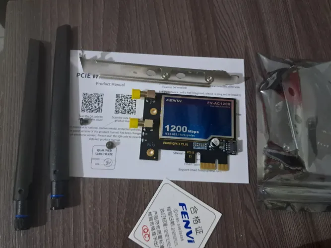 Placa WIFI PCIe FENVI AC1200