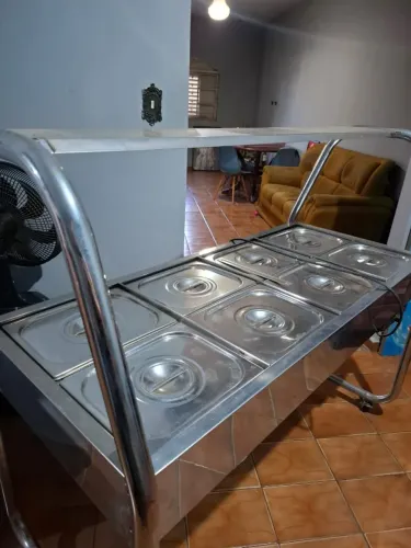 buffet termico 8 cubas inox