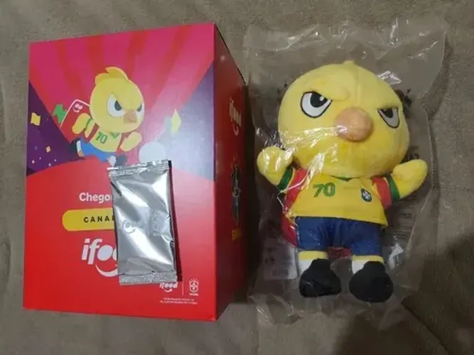 Canarinho pelucia 70