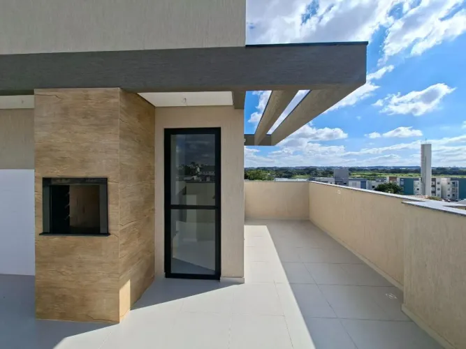 Bela cobertura duplex com terraço gourmet e 2 vagas de garagem à venda no bairro Cidade Ja