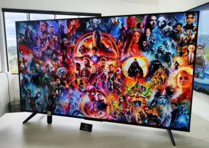 Smart tv 55 4k nova no plástico