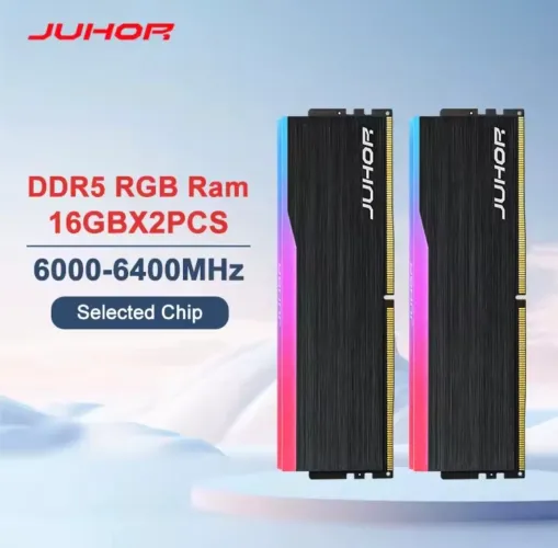 MEMORIA RAM DDR5, RGB 6000MHz 16GX2PCS