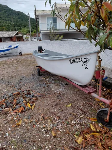 Vendo barco de fibra + motor