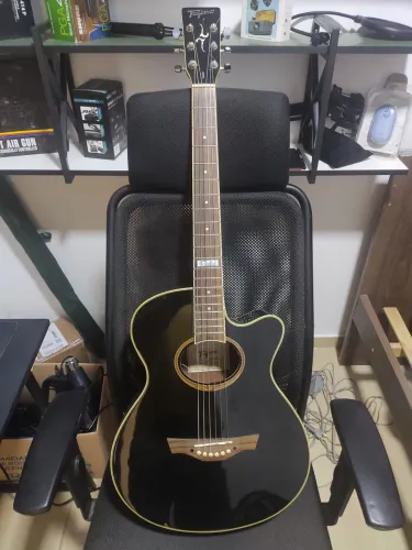 Violão targima Dallas elétrico semi novo