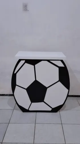 Mesa decorativa futebol