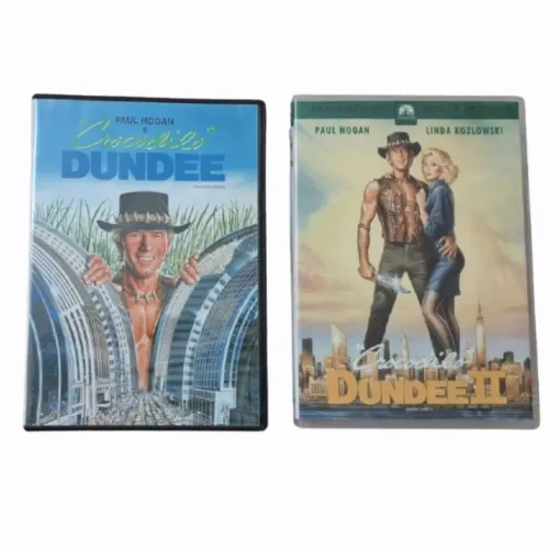 DVDs Crocodilo Dundee 1 e 2 Original Legendado