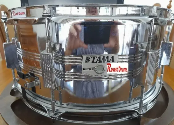 Caixa 14" X 6,5 ". Tama.japan.steel. metal.vintage.