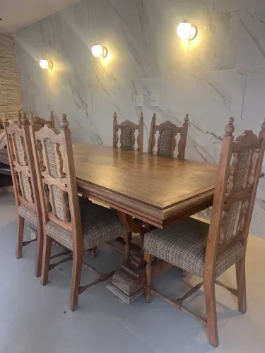 Mesa Parma com 6 cadeiras