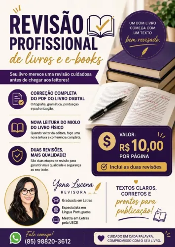 Revisão Profissional de Livros e E-books | Mestre em Letras
