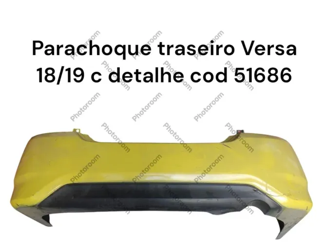 Parachoque traseiro versa 18/19