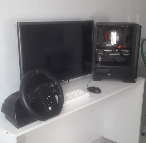 PC Gamer Completo + TV + Volante + Periféricos - R$ 6.700