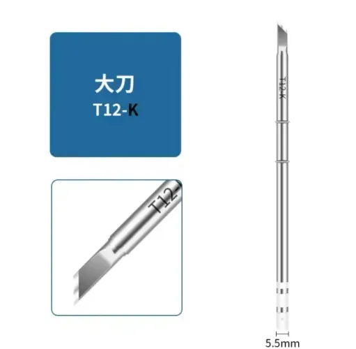 Ponta Ferro de Solda T12 T12-K/ T12-KU/ T12-JL02/ T12-ILS/ T12-BL