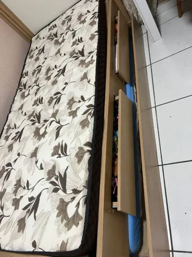 Cama Bicama Solteiro com Auxiliar
