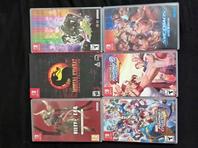 Coleção jogos de luta Nintendo switch (aceito trocas)