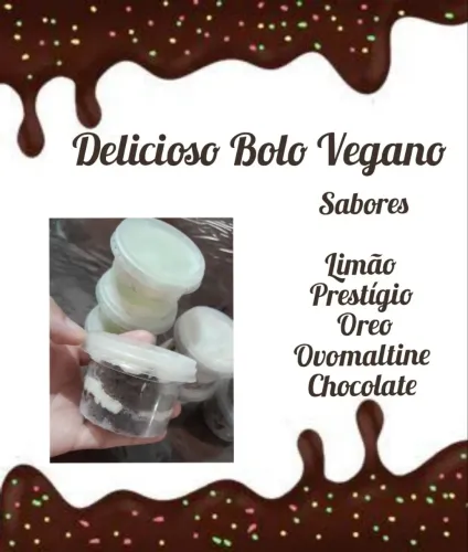 Bolo no Pote Vegano