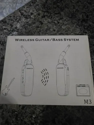Sistema sem fio para guitarra e baixo