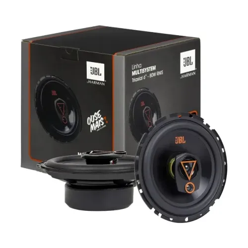 Par de Alto-Falantes JBL Multisystem 6" Triaxial 160W RMS - Som Limpo e Potente!