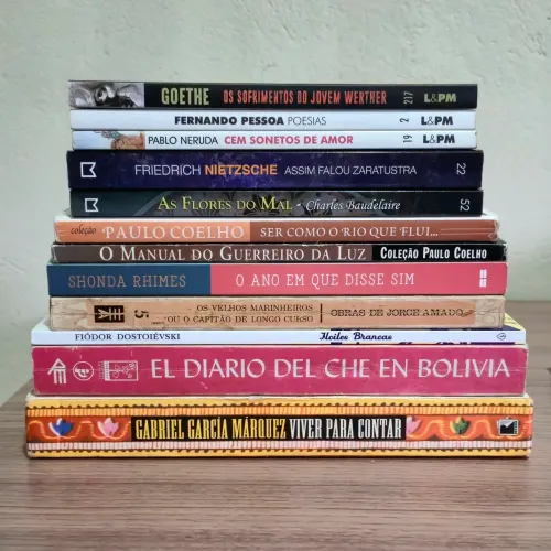 Livros vários autores - valor por unidade