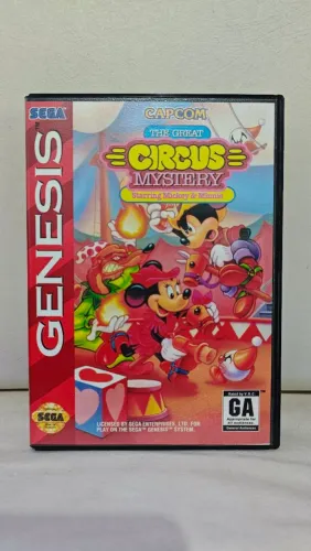 The great Circus Mystery mega drive/genesis cib 