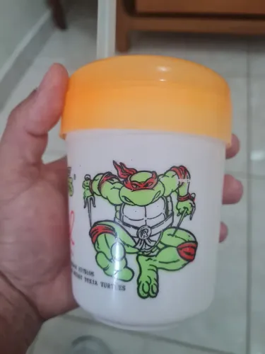 Copo tartaruga ninja antigo