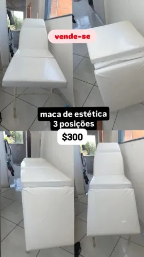 maca dobrável três posições para estética