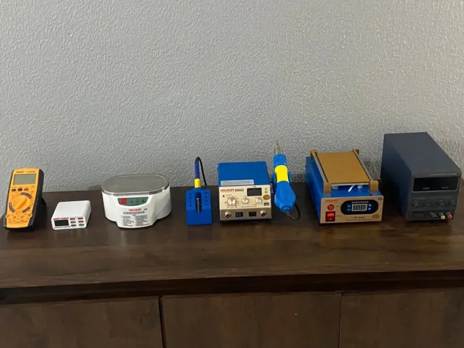 KIT COMPLETO PARA MANUTENÇÃO DE CELULARES.