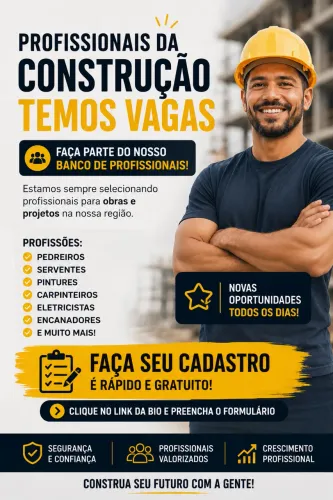 Procura-se pedreiros