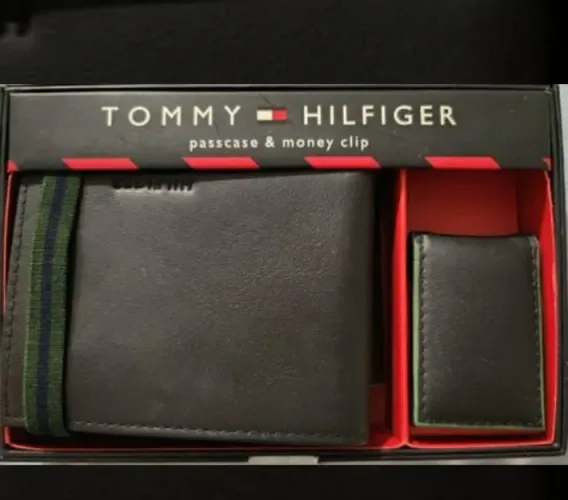 Kit carteira Tommy Hilfiger Original Novo