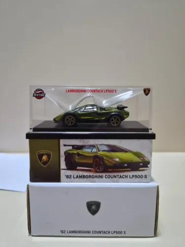 Hot Wheels RLC ?82 Lamborghini Countach LP500 S - Spectraflame Olive - HGW20