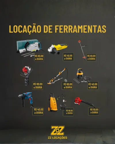 Aluguel de Máquinas e Ferramentas