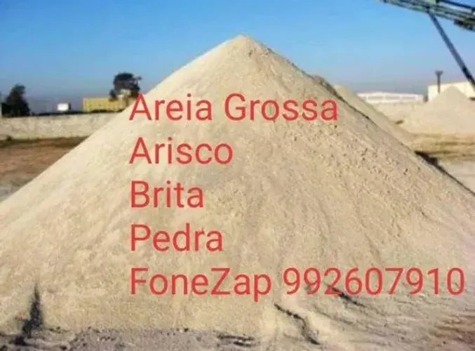 Areia Grossa, Arisco, Brita, Pedra