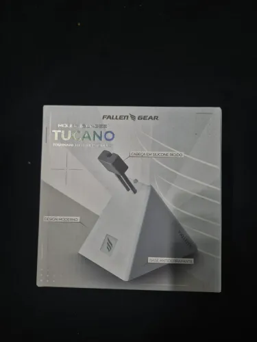 Mouse Bungee Fallen Gear Tucano Branco | Completo na Caixa | Excelente Estado