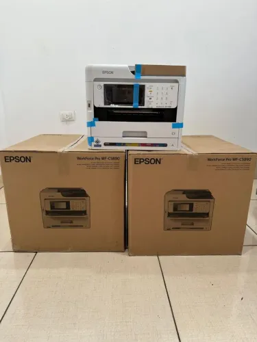Impressora Epson WorKForce pro WF-C5890 DESBLOQUEADA E COM TINTA PIGMENTADA.