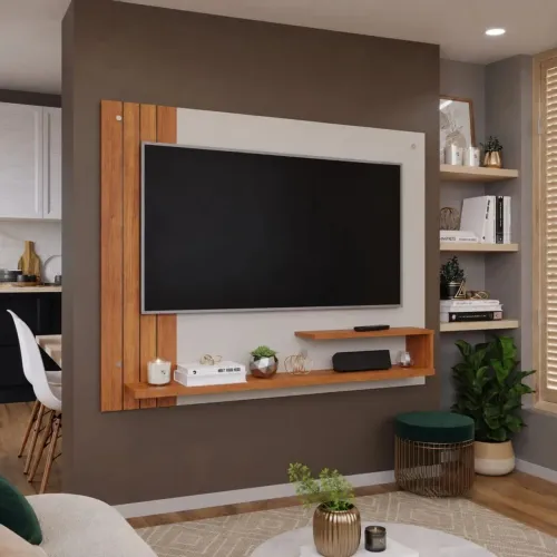 Painel Permobili Dunas Off White / Cinamomo <br><br>