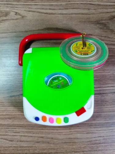 Mini Player Toca-CD Infantil Vintage (1993) - Coleção com Discos