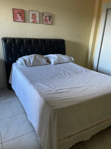 Cama colchão e cabeceira