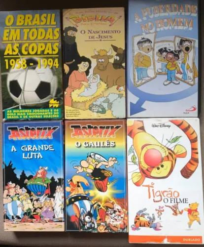 Fitas VHS Originais Kit